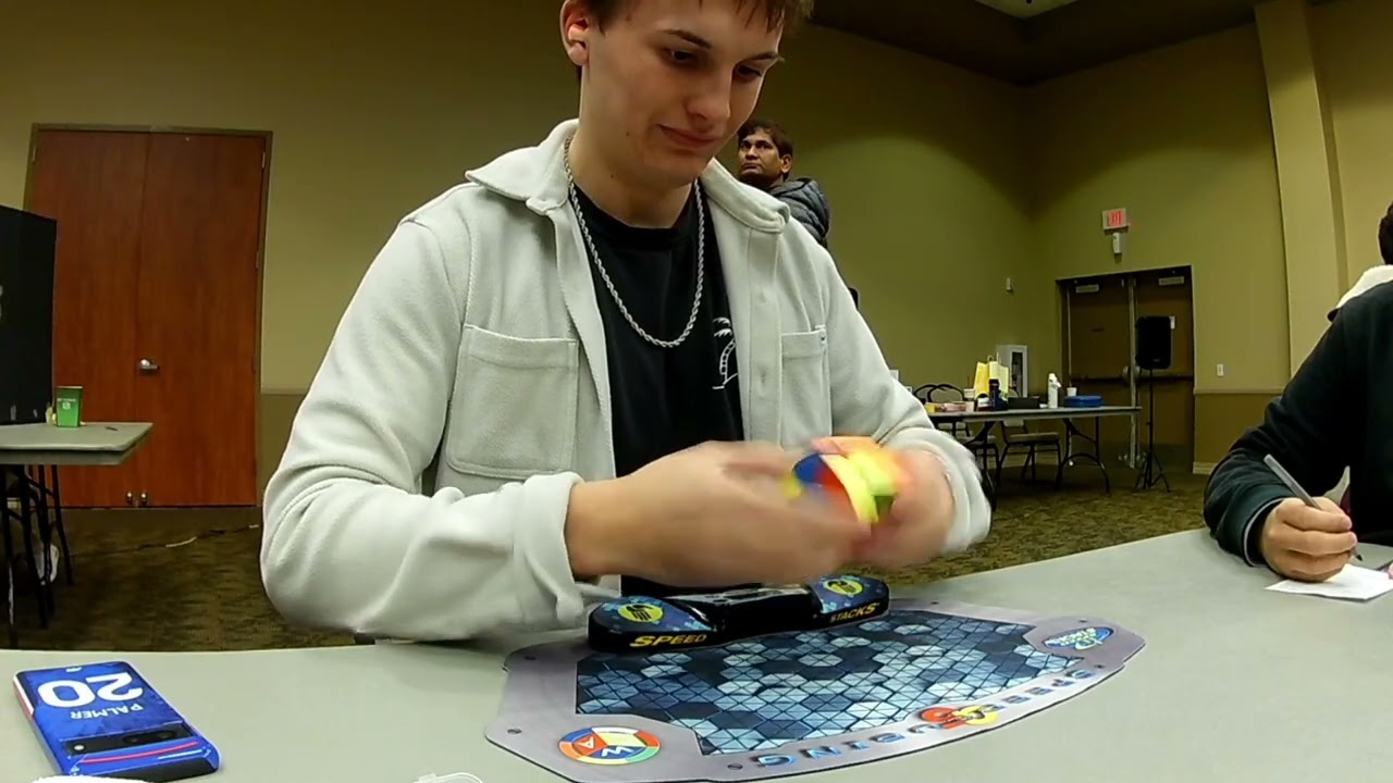 7.72 Official 3x3 average! (Brazos cubing winter 2026)