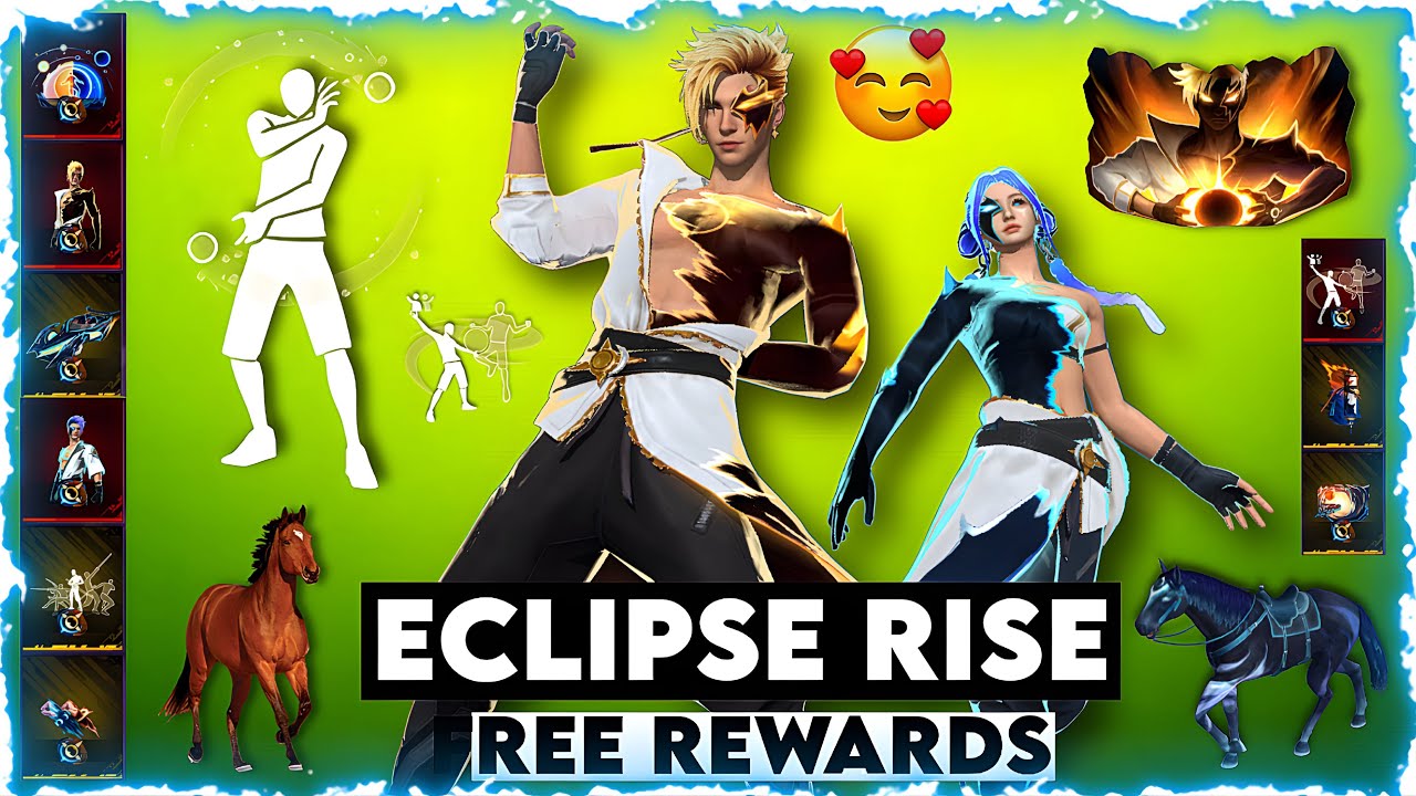 ECLIPSE RISE EVENT ALL FREE REWARDS FREE FIRE