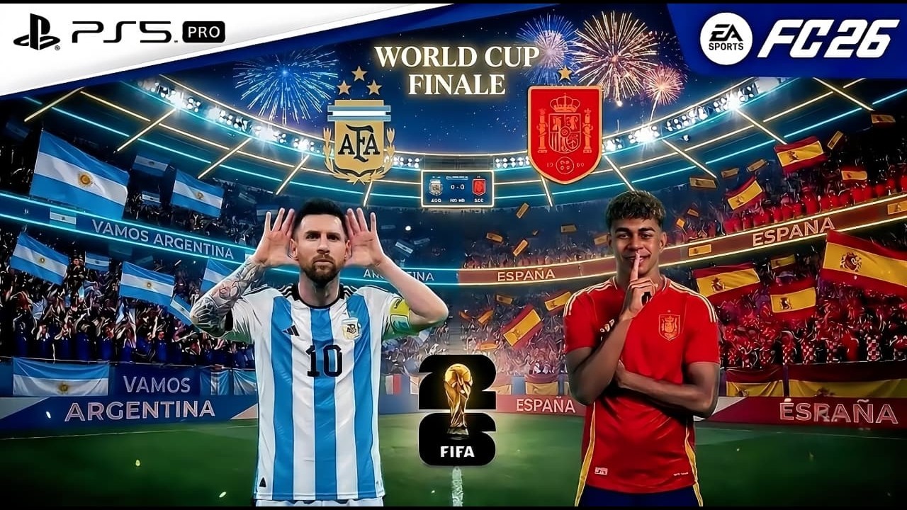 FC 26 | ARGENTINA vs SPAIN | FIFA World Cup 2026 FINAL | Full Match | PS5 Pro 4K