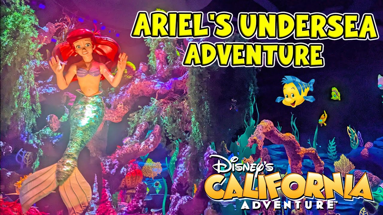 The Little Mermaid Ariel’s Undersea Adventure at Disney California Adventure (June 2025) [4K]
