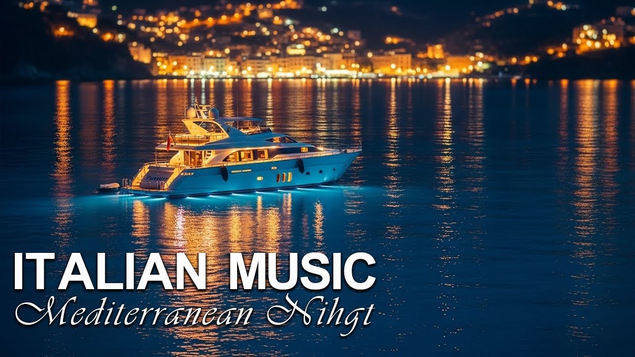Escape to Italy 🇮🇹 Luxury Villa Vibes & Italian Mediterranean Night Music | Cinematic Ambient Soun