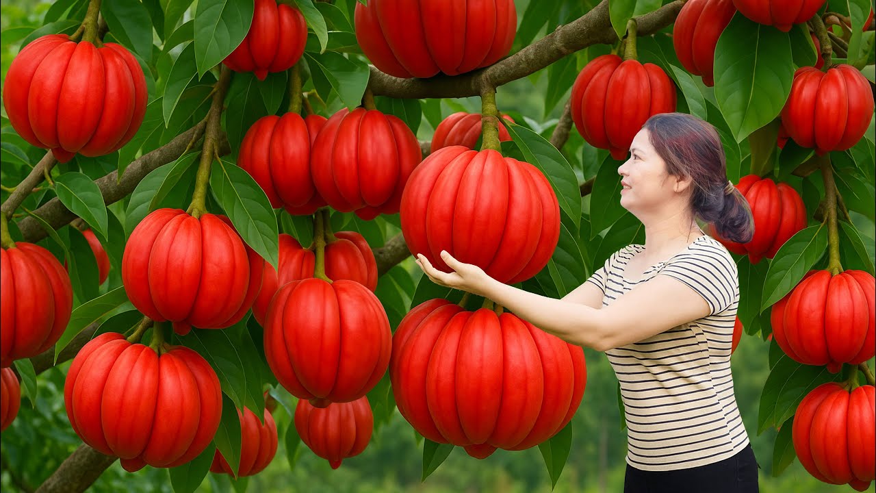 Harvesting Giant  Elephant Apple & Go To Market Sell | Rare Fruit Grown In The Amazon Forest