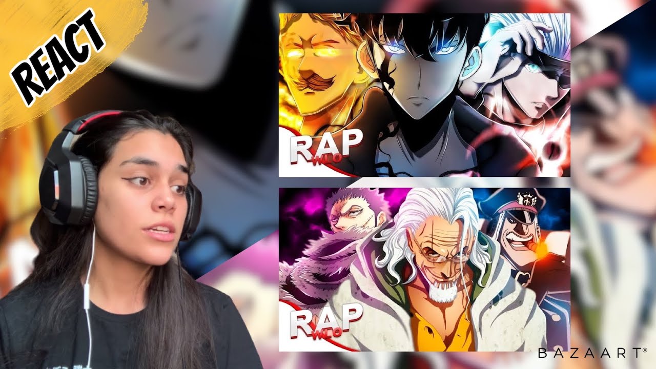 REACT | Rap Eu Sou Rank S (Animes) | Rap dos Comandantes (One Piece) | WLO