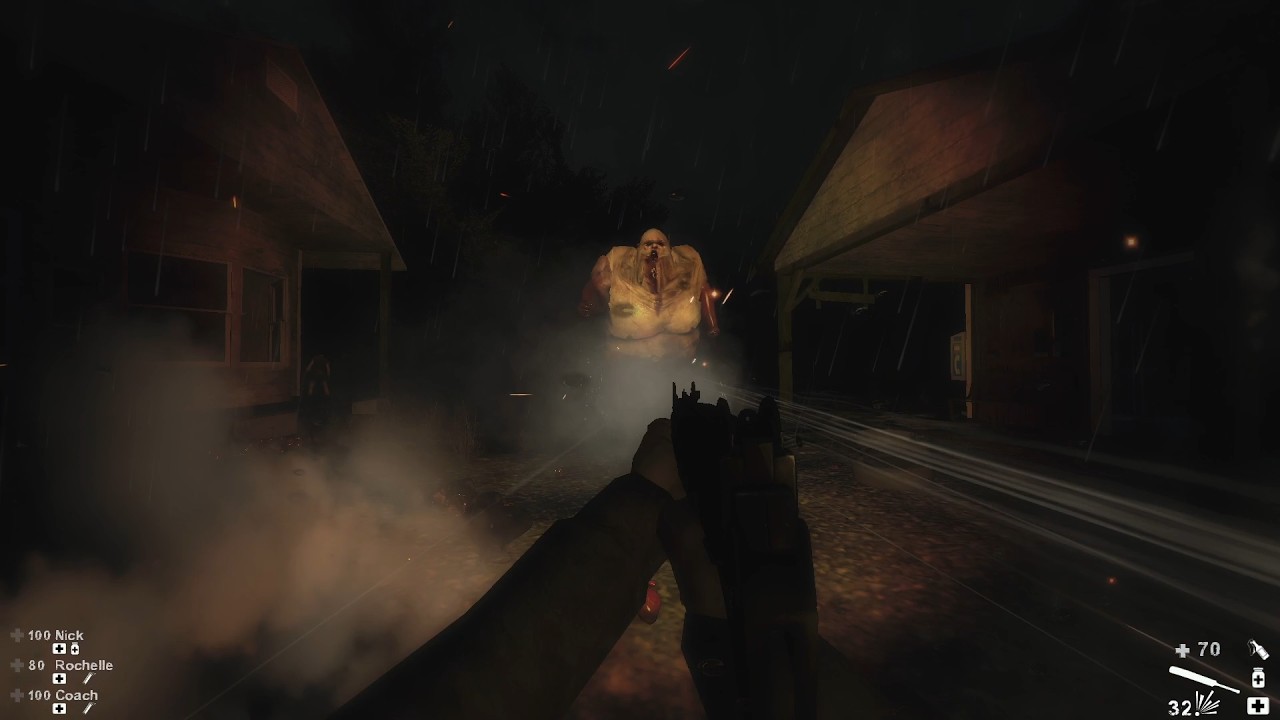 L4D2 Meatwall Fight in the Swamp on Expert Difficulty