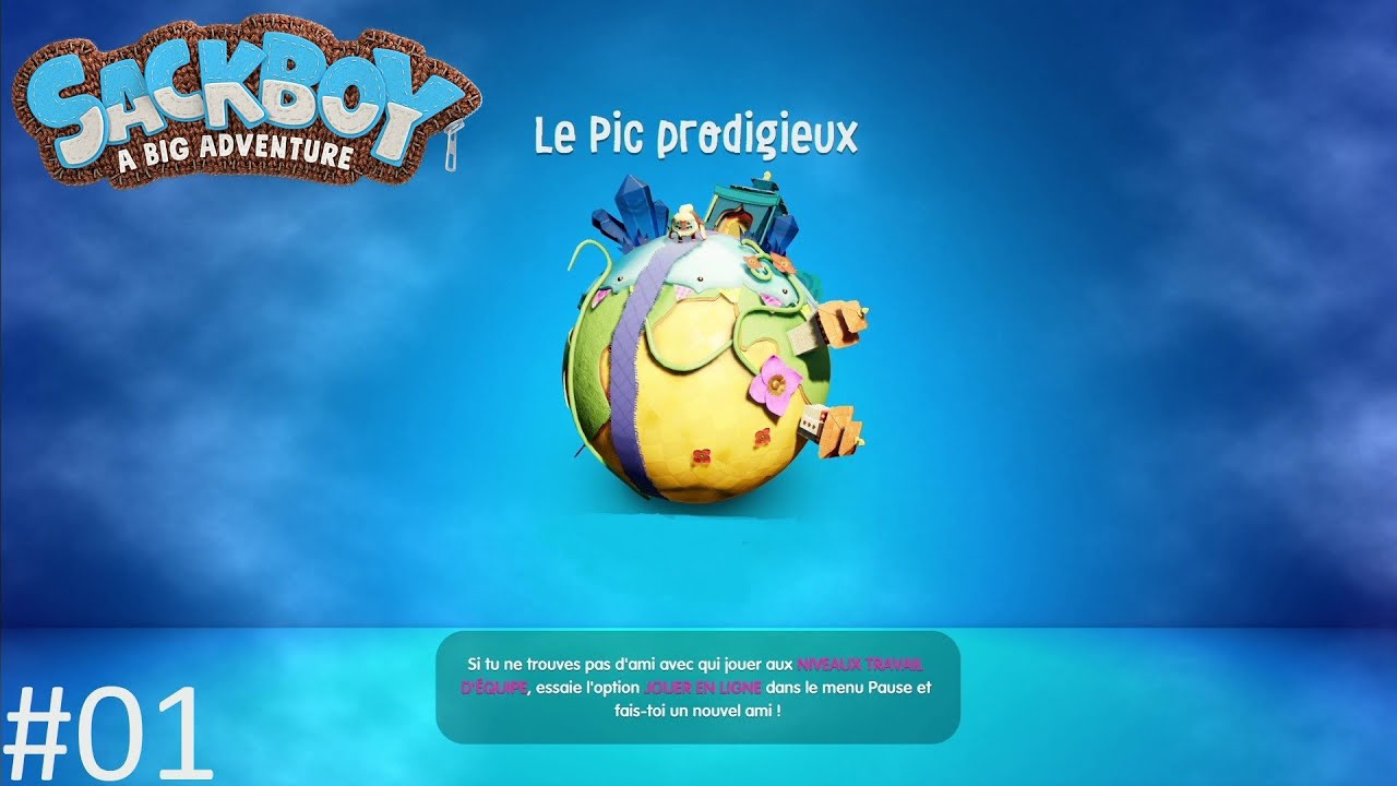 [PS5/FR] Sackboy A Big Adventure - 01 - Début Pic Prodigieux