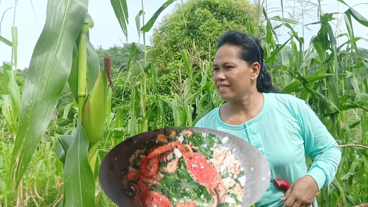 Napakasarap ng Sea foods  na may mais
