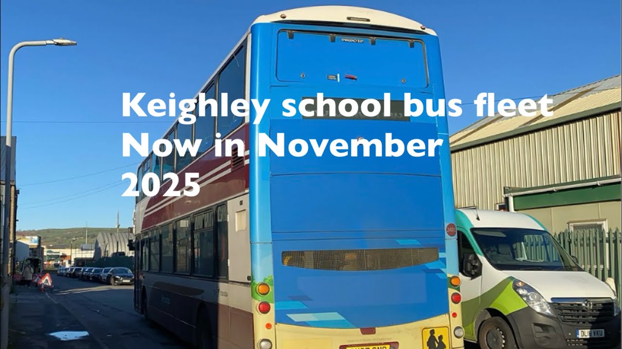 Keighley School Buses in November 2025 #SchoolBuses #Keighley ￼￼