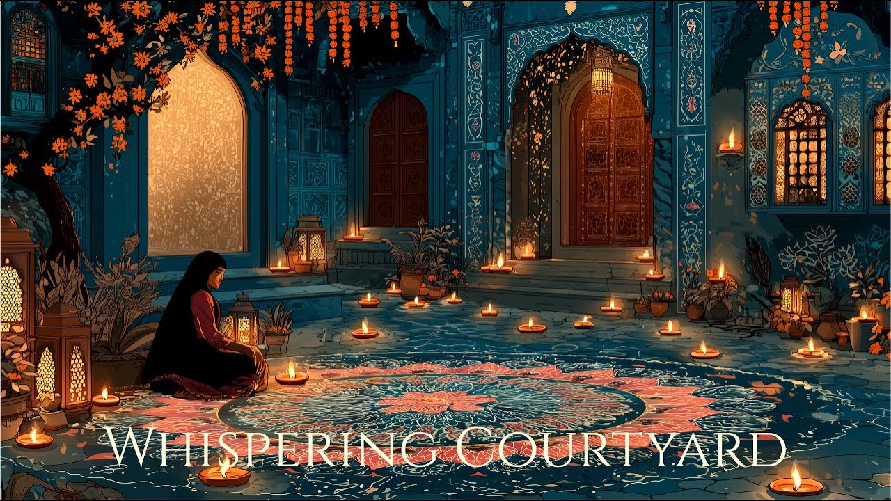 International Meditation Day • Divine Indian Meditation Music | Whispering Courtyard (2+ Hours)