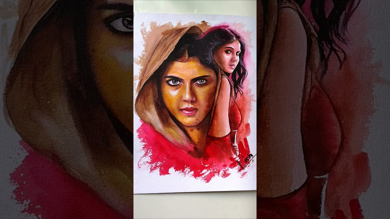 Lokha chapter 1 Chandra #malayalam #movie #watercolor