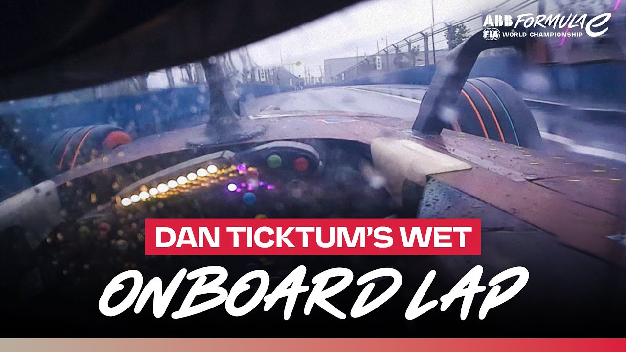Dan Ticktum Driving In The Wet 🤯🌧️ | 2025 Tokyo E-Prix