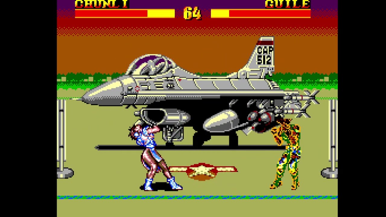 Sega Master System Street Fighter II Hack WIP