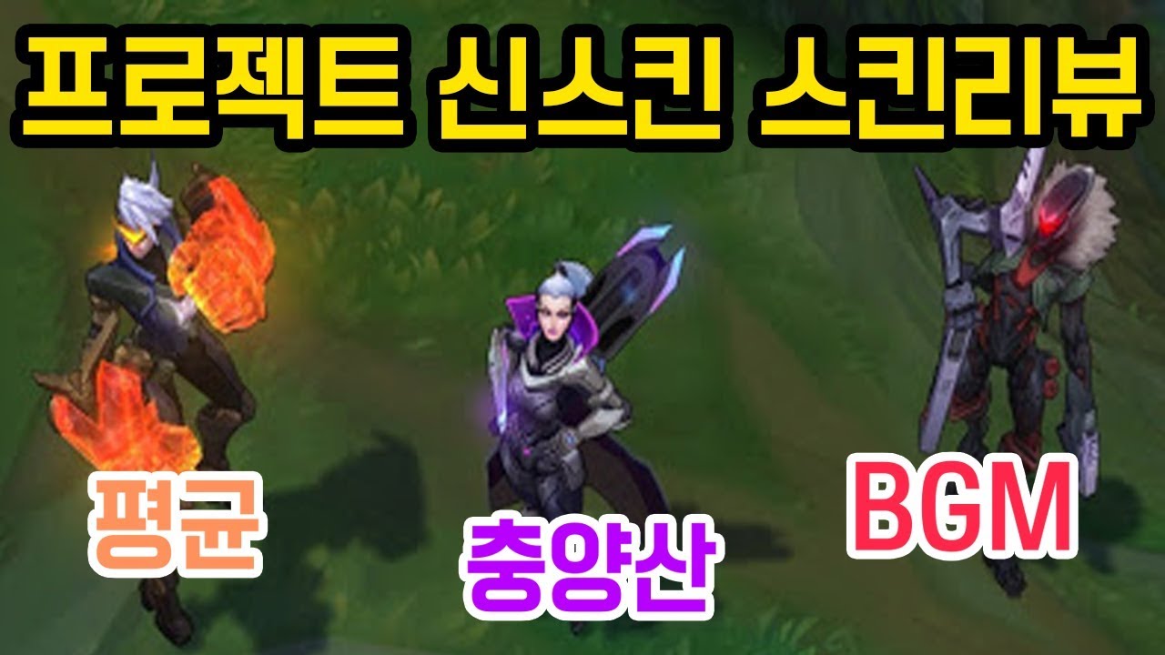 신스킨 프로젝트 시리즈 [베인]은 안보면 후회합니다.