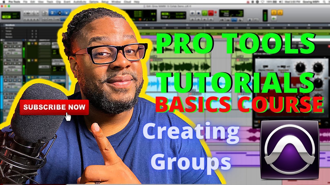 First time using Pro Tools: Creating Groups for mixing