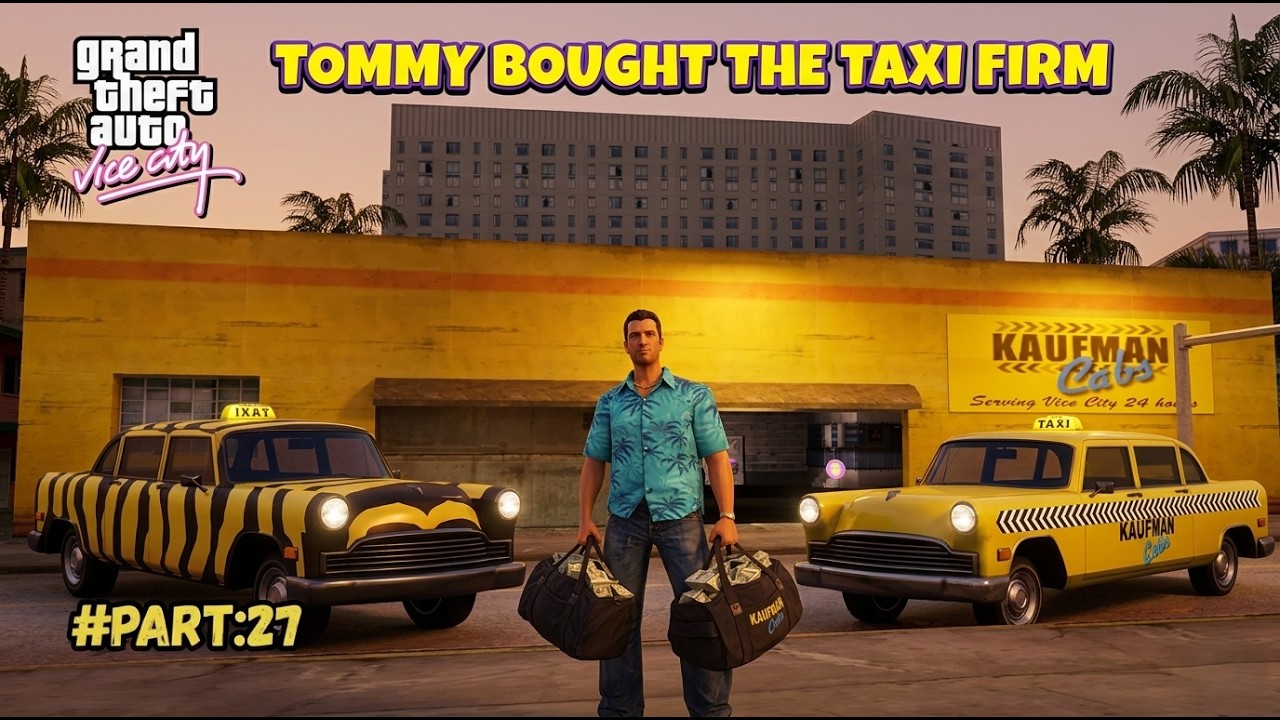 Bought The Taxi Firm🤩|| Kaufman Cabs Missions😲Part:27 @GamerMafiaOfficial #gta #gtavicecity