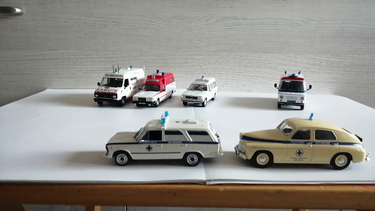 modele ambulansów - karetki pogotowia 1:43