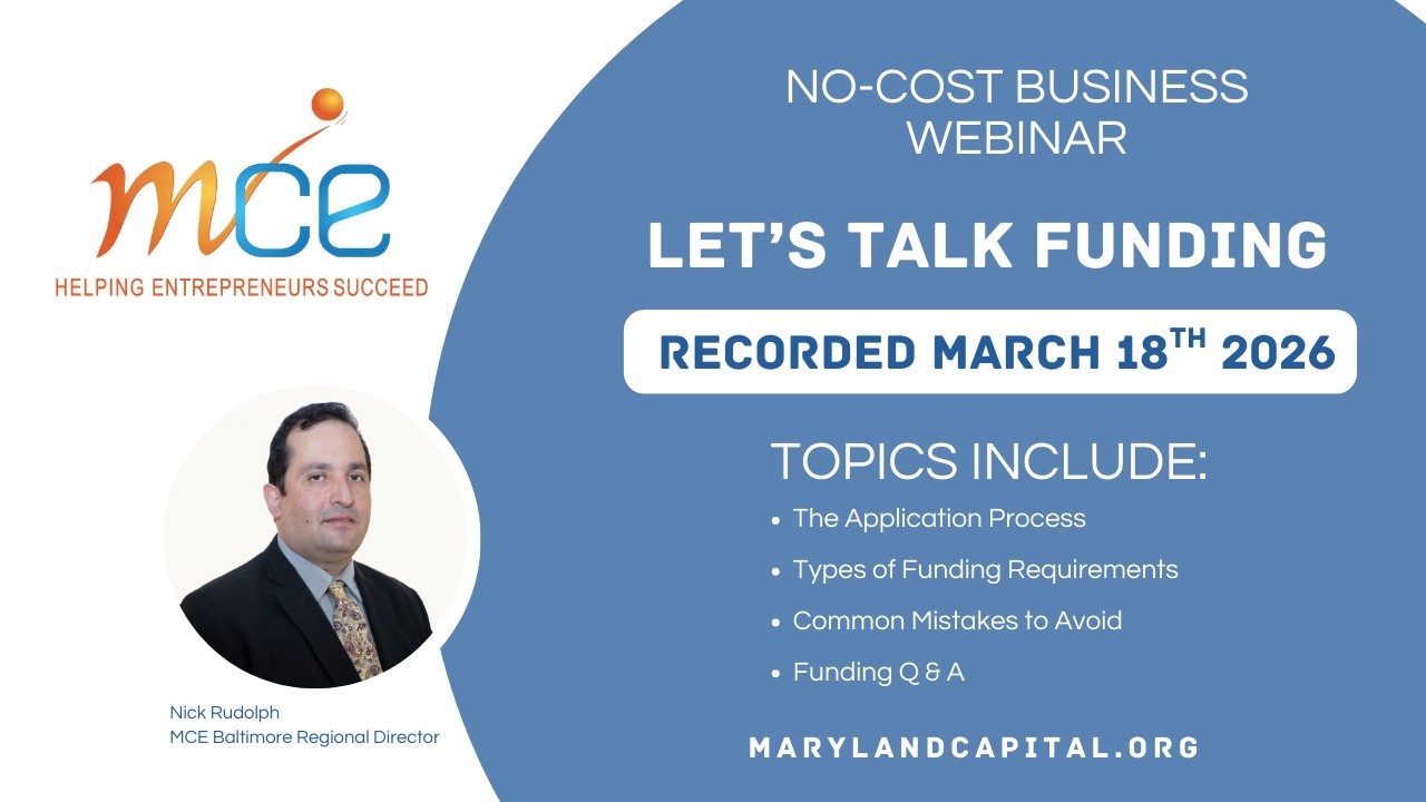 LET'S TALK FUNDING W/MCE