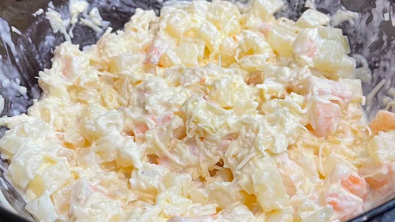 Наивкуснейший салат с КРЕВЕТКАМИ!