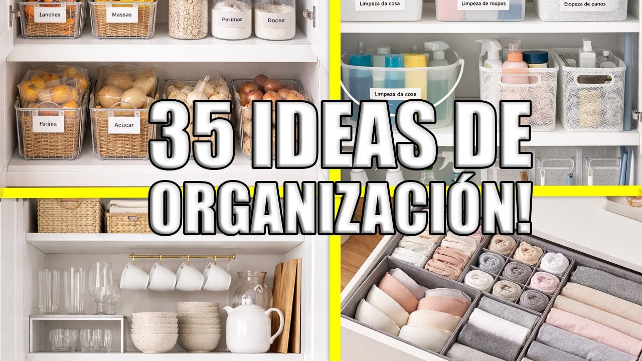 35 CONSEJOS PARA ORGANIZAR TODA LA CASA (SIN COMPLICACIONES)!