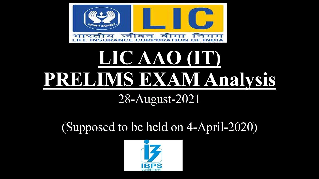 LIC AAO IT Analysis 2021 | LIC Exam Questions | LIC AAO IT Prelims