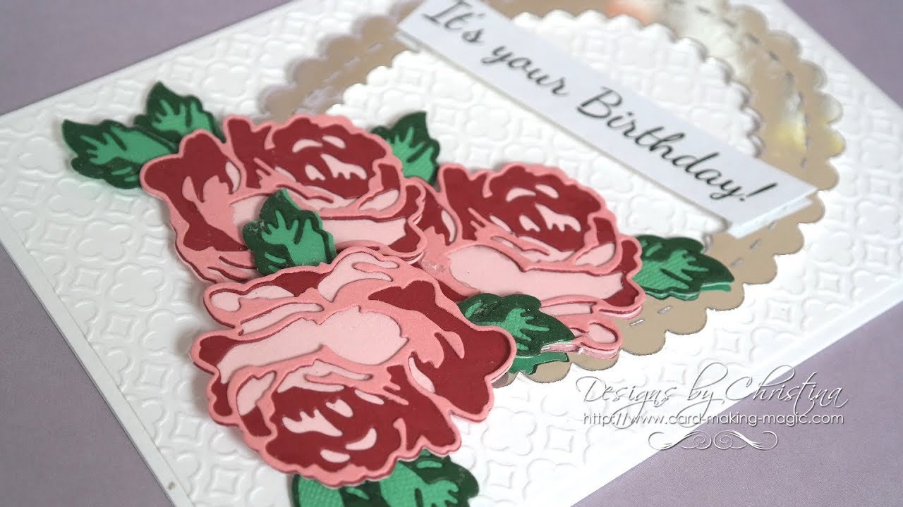 Altenew Layered Rose Die Set