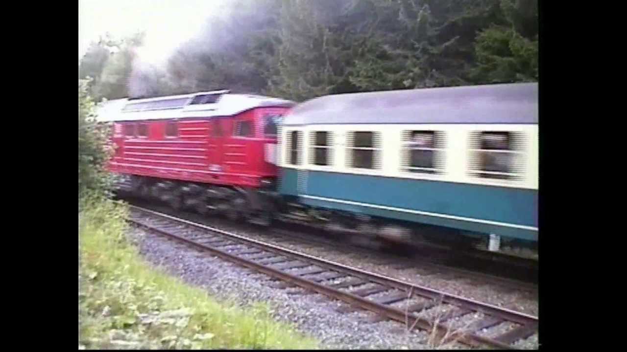 232 im Nahverkehrseinsatz Gräfenroda-Oberhof im Sommer 1997