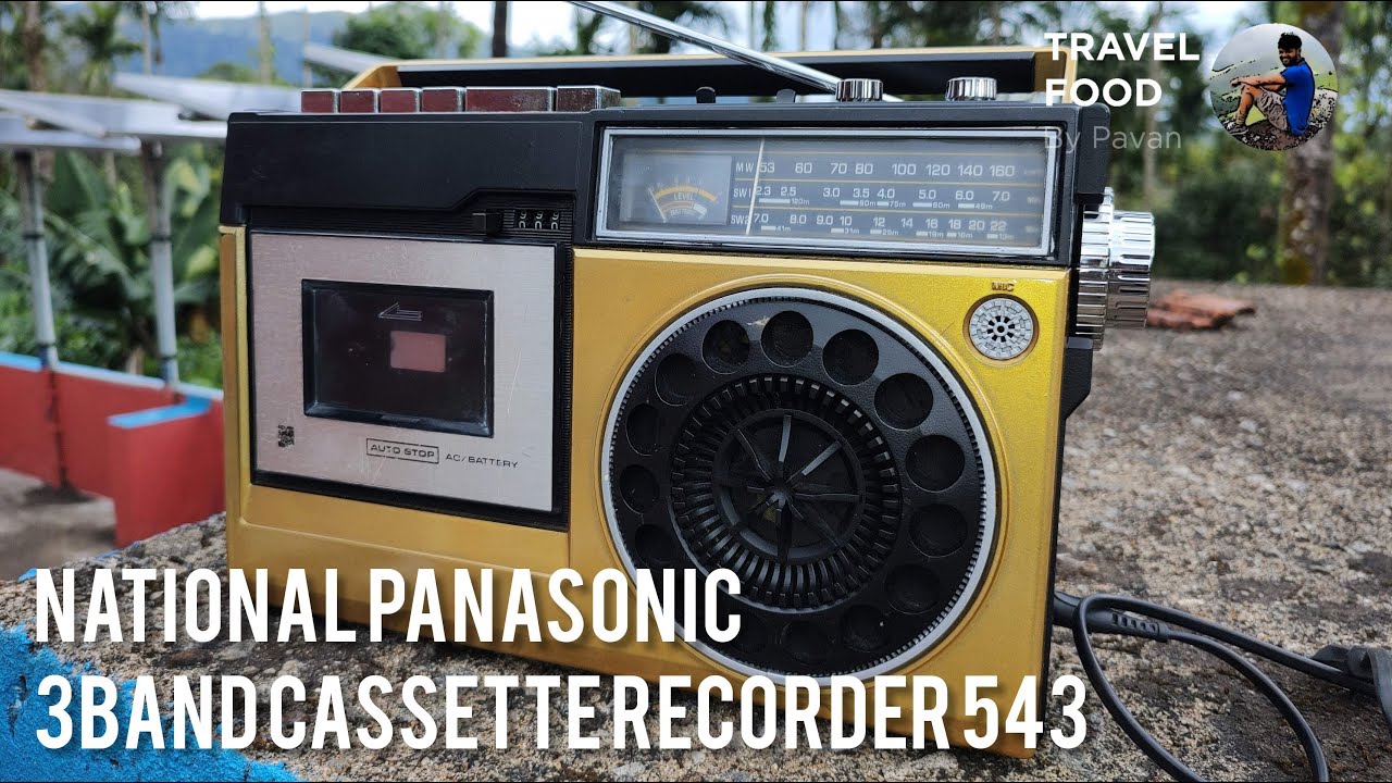 National Panasonic Radio Cassette Recorder 543 Restoration | Antique Restoration | Made in Japan