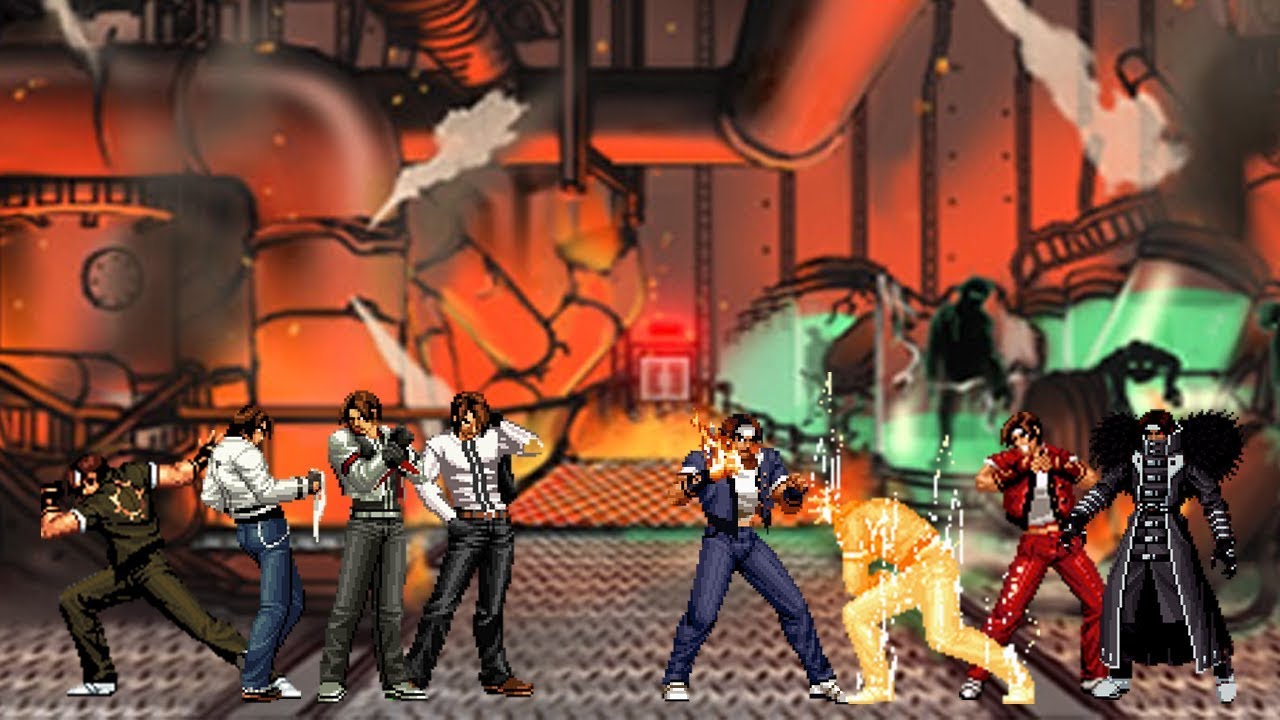 Mugen - Kyo Team vs  Clone Kyo Team - 京隊 vs. 克隆京隊