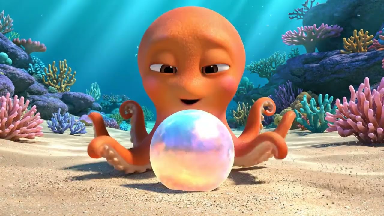Ollie the Clever Little Octopus 🐙🌊  A Heartwarming Pixar Style Kids Story About Smart Thinking