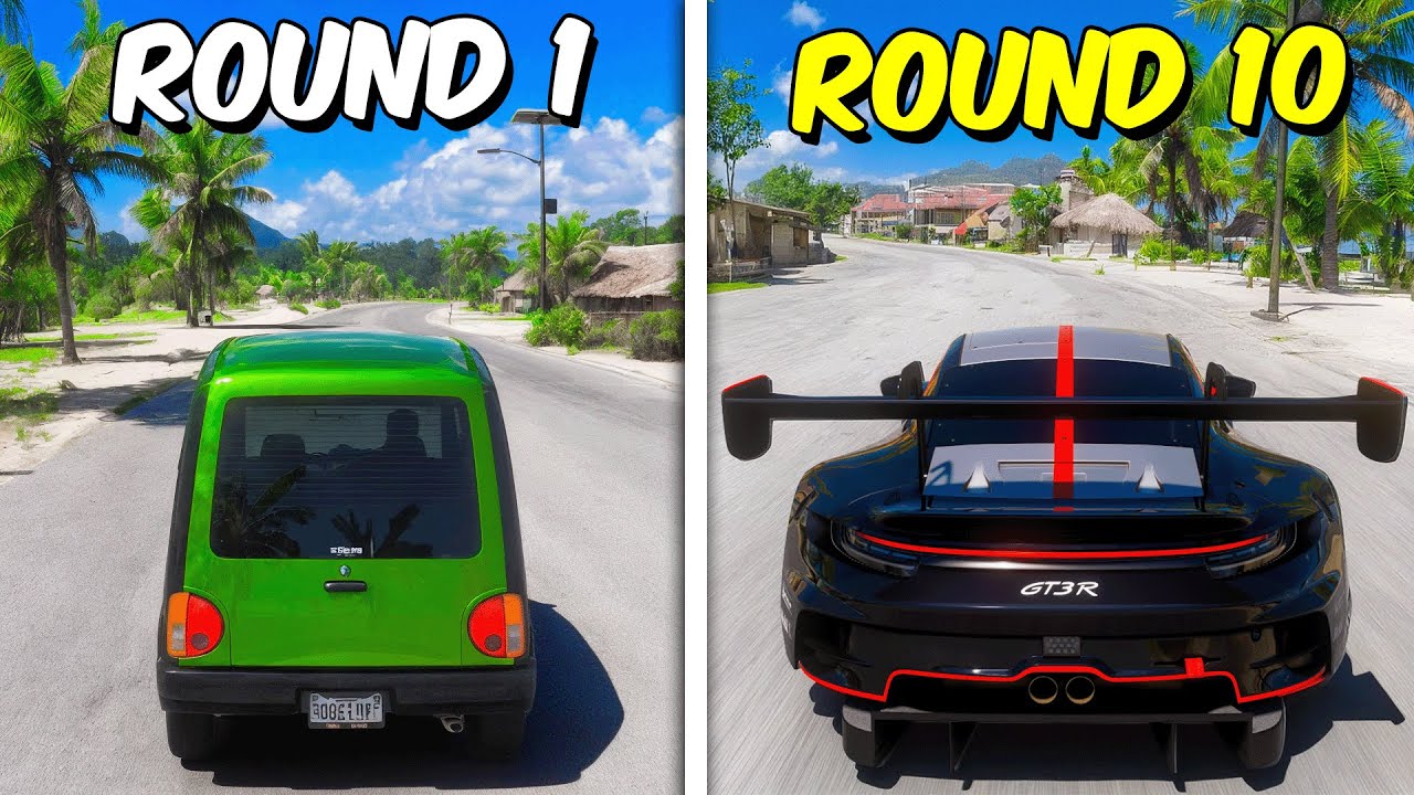 Forza, but the Budget DOUBLES Every Round...