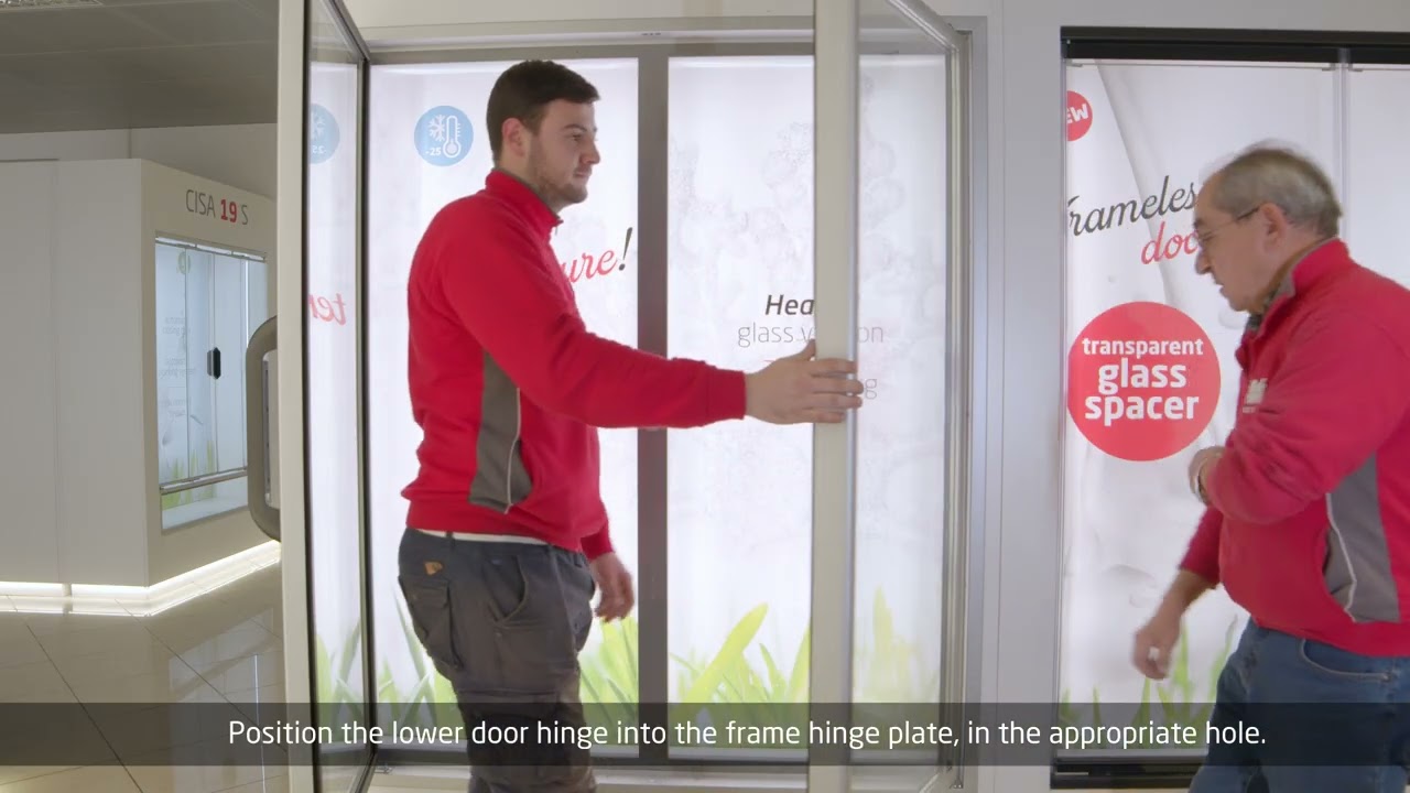 Cisaplast glass doors installation video CISA6
