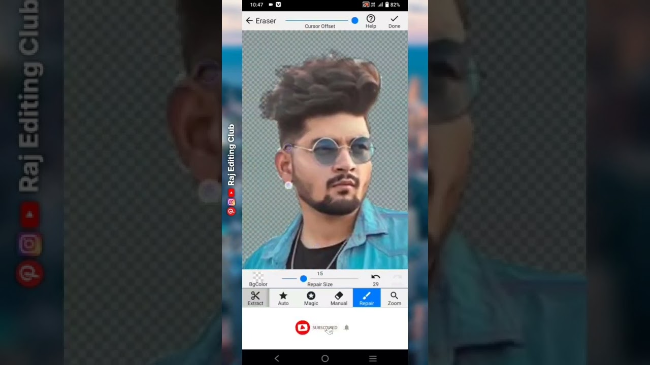 Picsart Latest Photo Editing | Full Video Link In Description | Raj Editing Club
