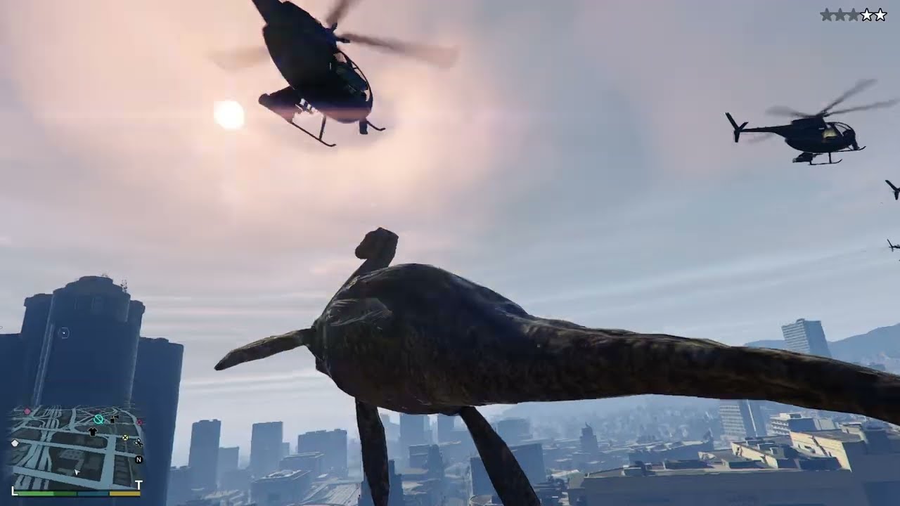 This is what a look like when playing GTA Online on PC! - Lochness Oppressor!