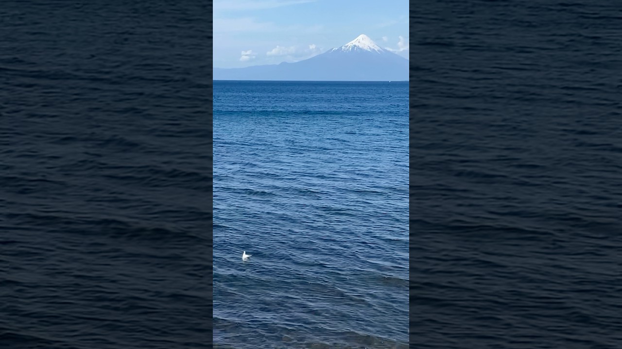 What a nice place in Chile 🇨🇱🗻✨ #puertovaras #xregion #chile #volcanosorno #wanderlust