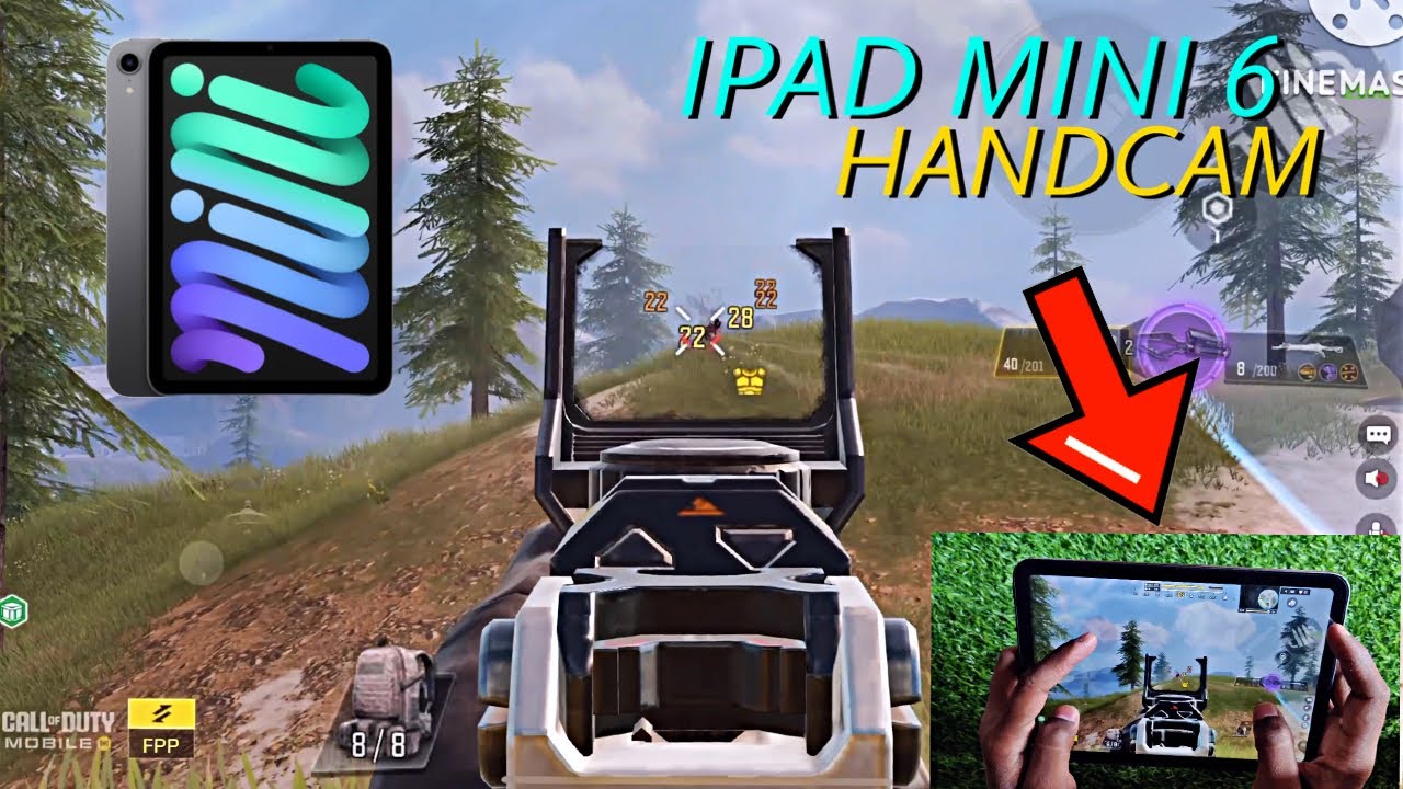 Call of Duty: Mobile 4 FINGER HANDCAM IN IPad mini 6 A15 Bionic (CALL OF DUTY MOBILE: BATTLE ROYALE)