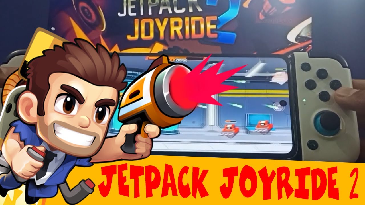 JETPACK JOYRIDE 2: BULLET RUSH | MOBILE GAMEPAD GAMEPLAY