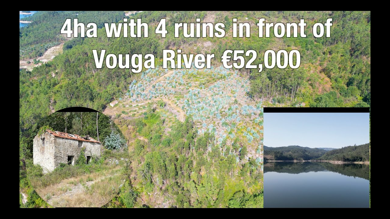 Muro, Viseu district Portugal. Scenic Riverfront and Mountain vistas with 4 ruins SOLD