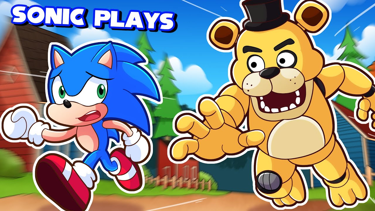 🦔 СБЕГАЙТЕ ОТ СТРАШНОГО ФРЕДБЕРА В ПРИВЕТ СОСЕД! | Соник играет в мод Hello Neighbor Fredbear
