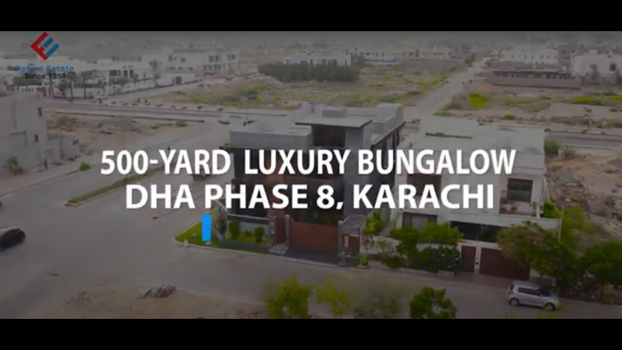 Introducing an Exquisite Residence in DHA Phase 8 Karachi | 500 Yards House for Sale in DHA Karachi