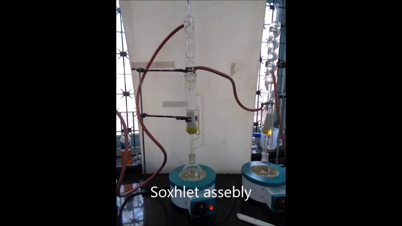 Simple Method Of Oil Extraction using Soxhlet ,  Soxhlet, Oil, Thimble