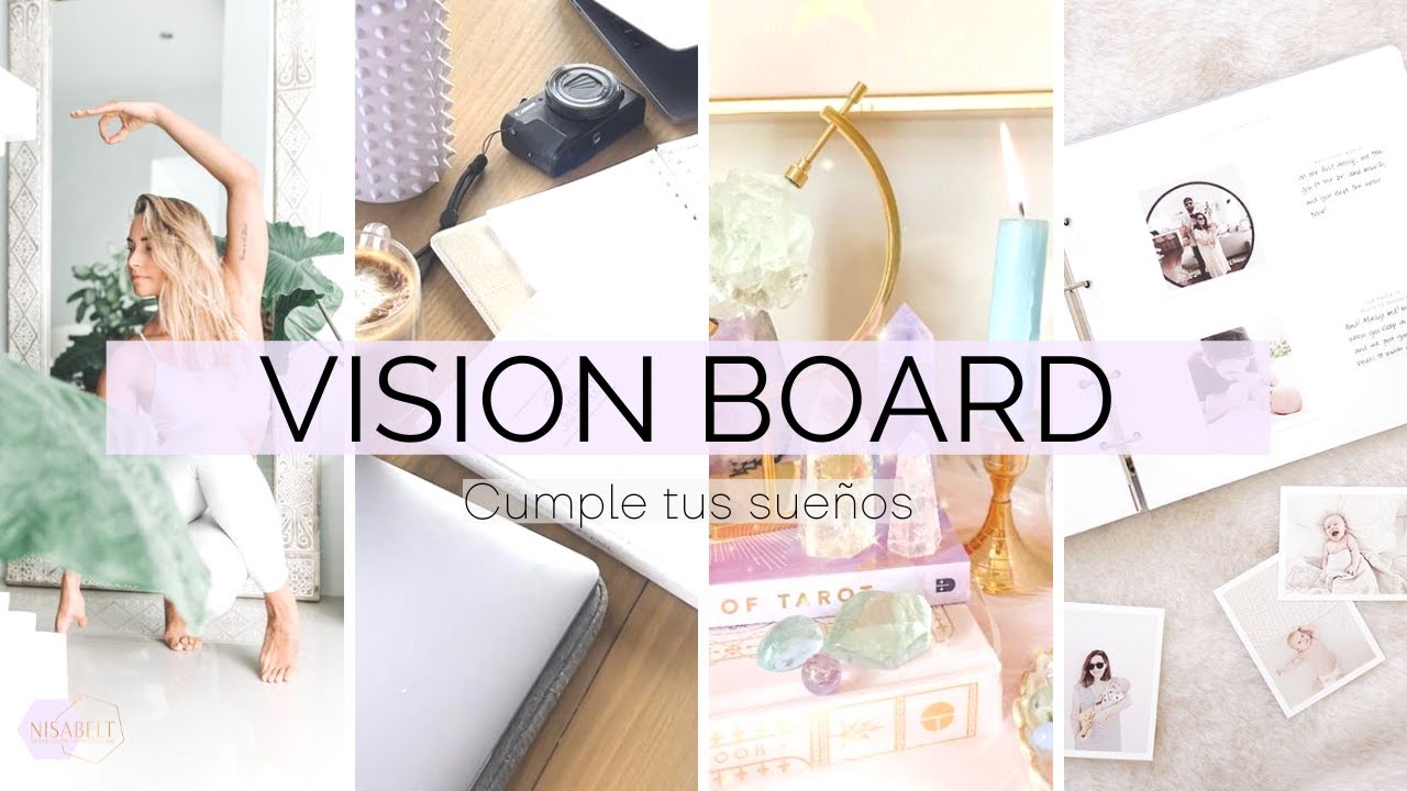 Cómo hacer un VISION BOARD que funcione: objetivos para manifestar tu año 2023 ✨ Nisabelt