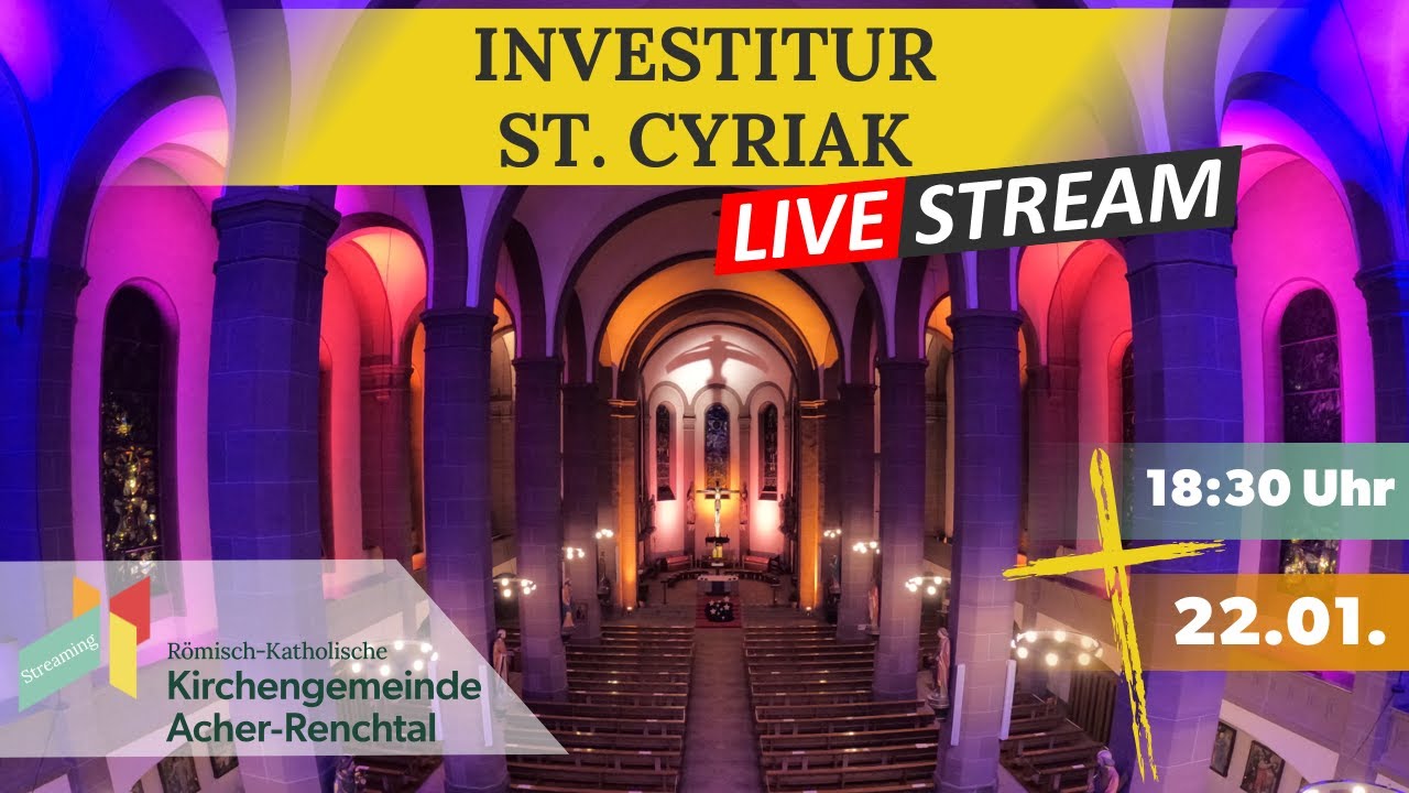 LIVE🔴 Investitur der leitenden Pfarrer und Einführung der leitenden Mitarbeiter