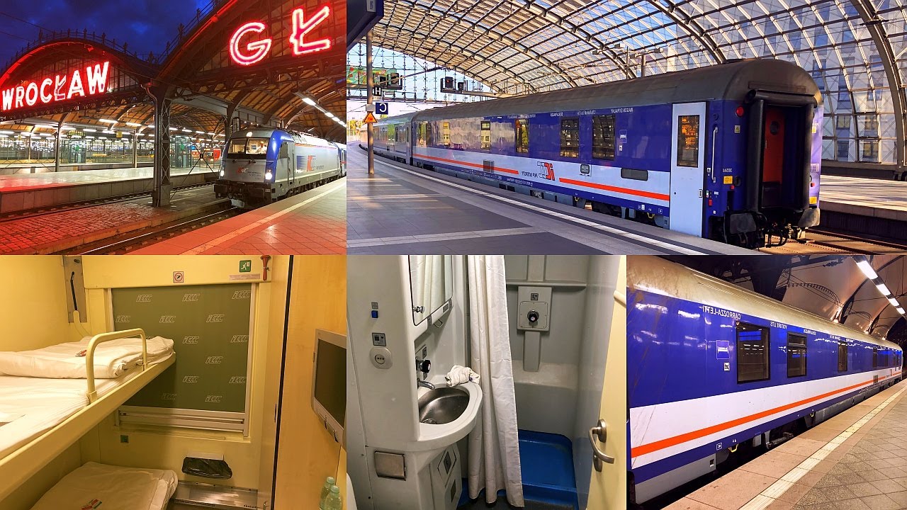 PKP Intercity Nightjet Train Kraków - Wrocław - Berlin in Polish Sleeping Car