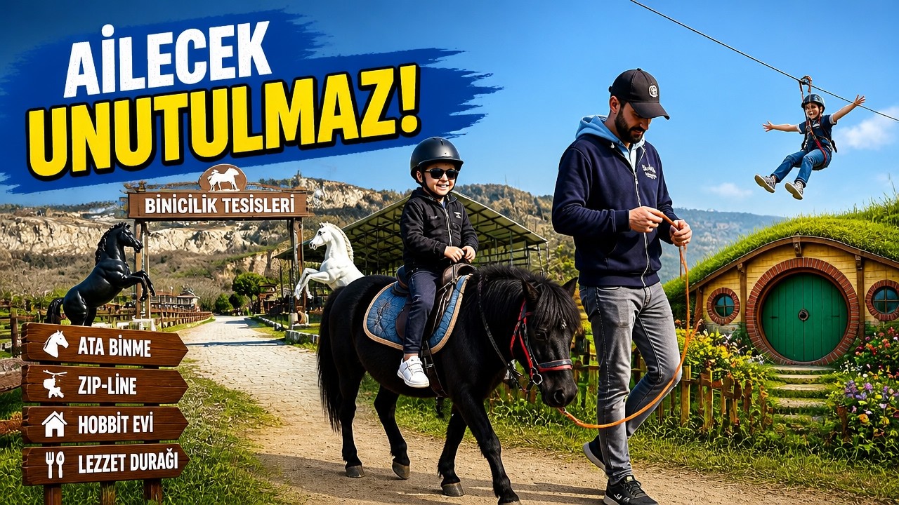 🏇 ÜNYE BİNİCİLİK TESİSLERİ: At Oteli, Zip-line & Hobbit Evi ile Aile Keyfi! 🧚♂️ | GeziTivi
