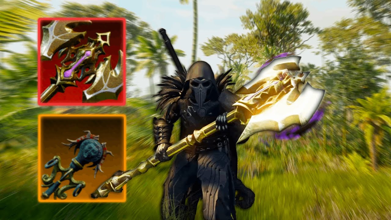 Fire Staff & Abyss Great Axe PvP Build/Gameplay - New World: Aeternum (Season 6)