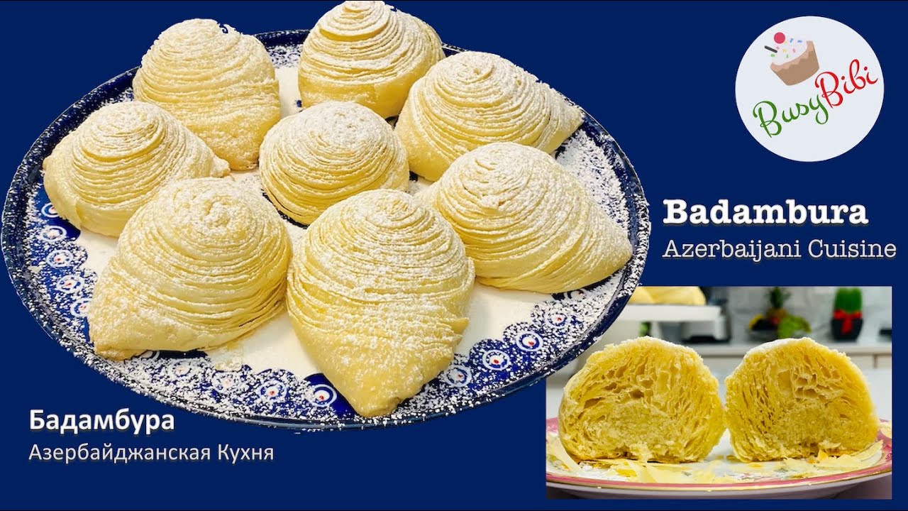 BADAMBURA 💚 БАДАМБУРА Бакинская ✳︎ Almond Filled Flakey Pastry | Novruz Holiday Pastry (Ep. 35)