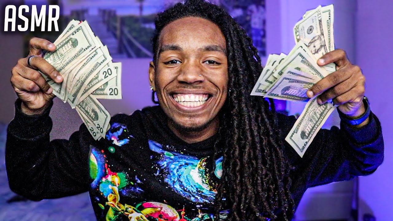 ASMR | **INSANE MONEY SOUNDS**  For SLEEP And Relaxation Whispers , Tapping . Soothing Triggers Etc.
