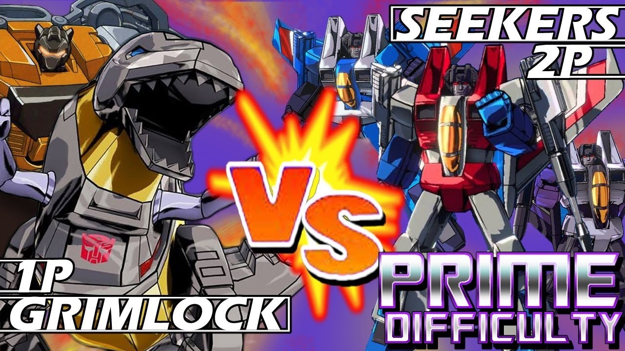 Transformers Devastation - Grimlock Vs Starscream & Seekers (Prime difficulty SS Rank)