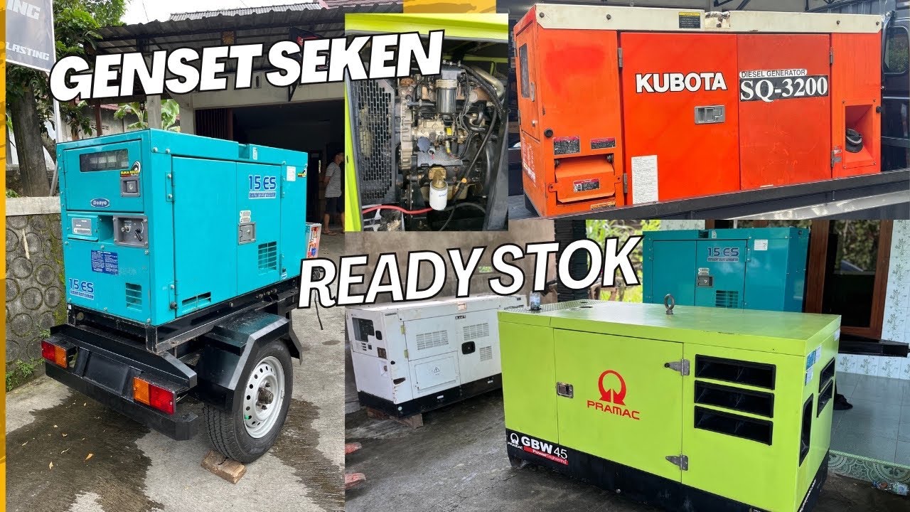 Genset Seken siap pake