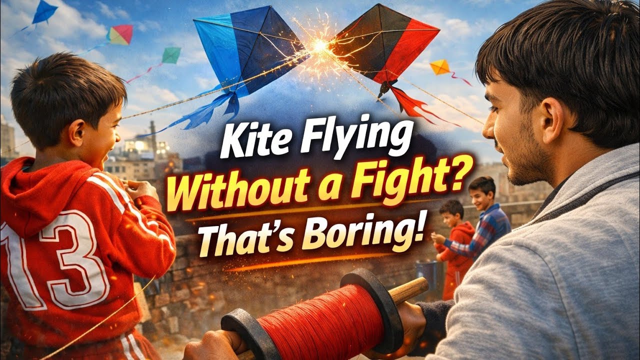 Kite Flying Without a Fight? That’s Boring!”