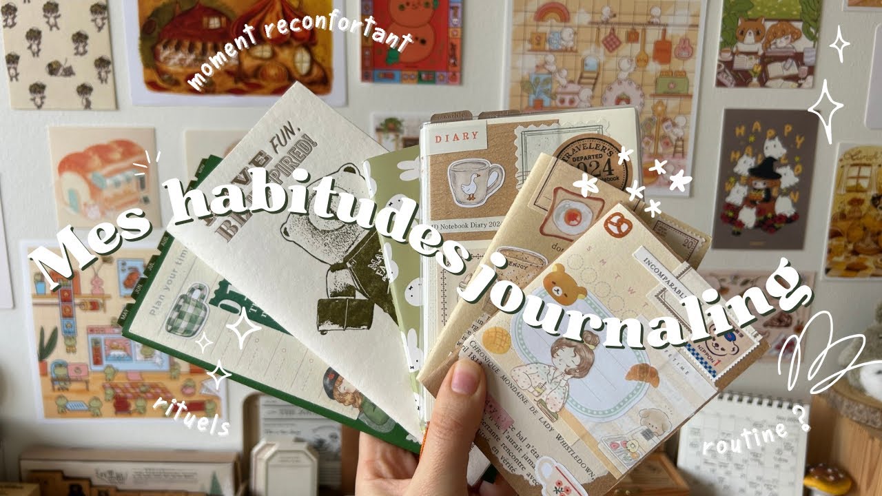 📔 Mes habitudes journaling ✍🏻 routine ? Quelques semaines dans mes carnets 🗒️